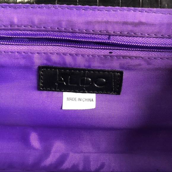 ALDO black chain clutch bag - Picture 6 of 6